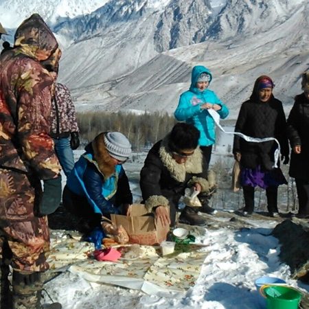 Chaga-Bayram Altaian winter new year ceremony (Photo by M. Erlenbaeva)